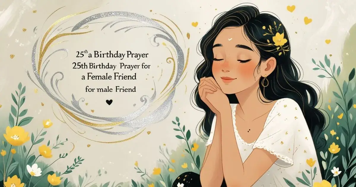 25 Birthday Prayer For a Female Friend