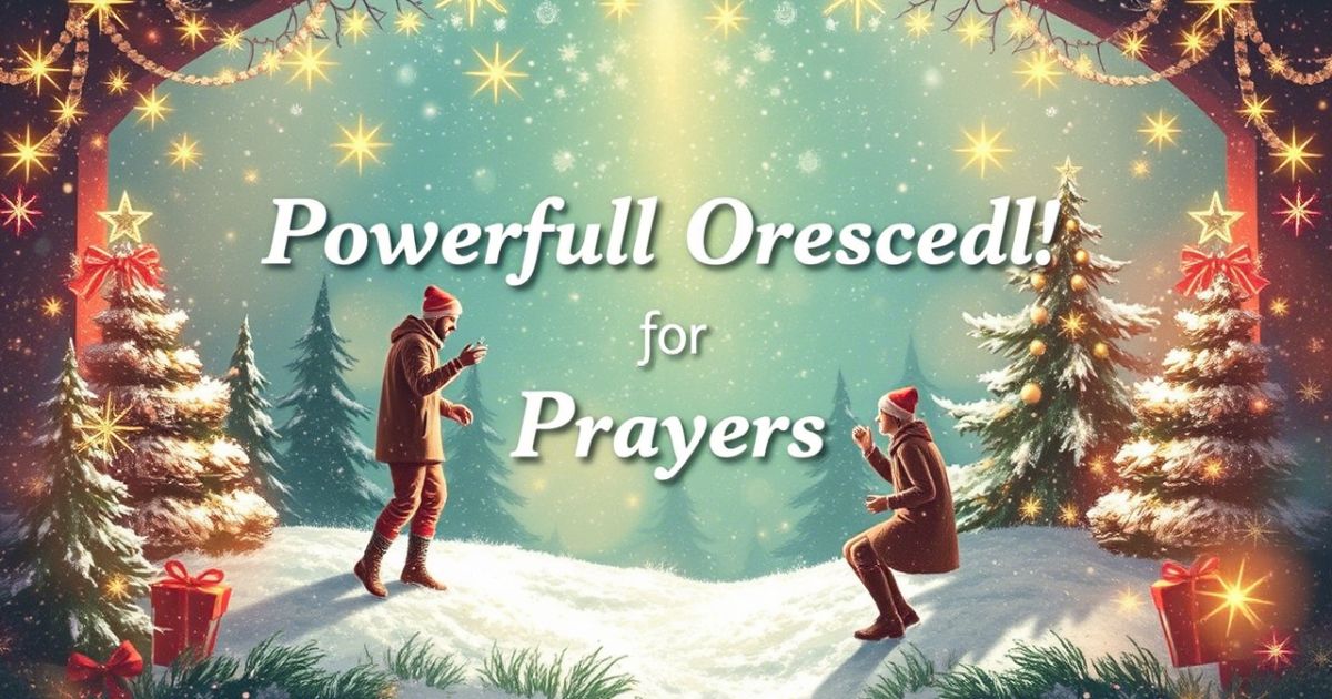 Opening Prayers for Christmas Party 