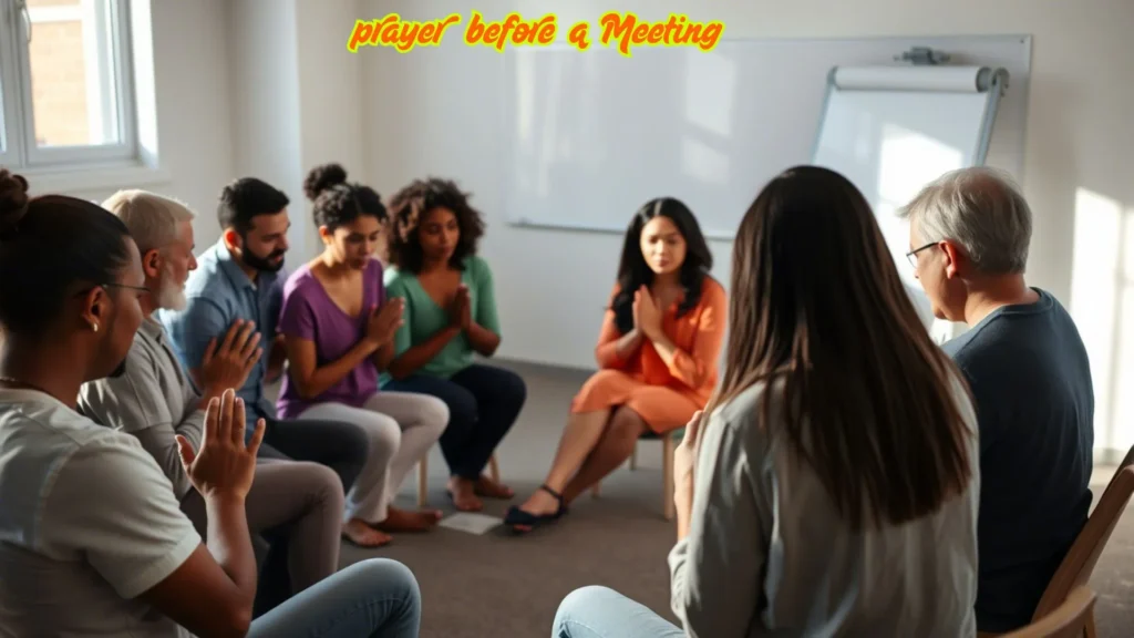 prayer before a Meeting